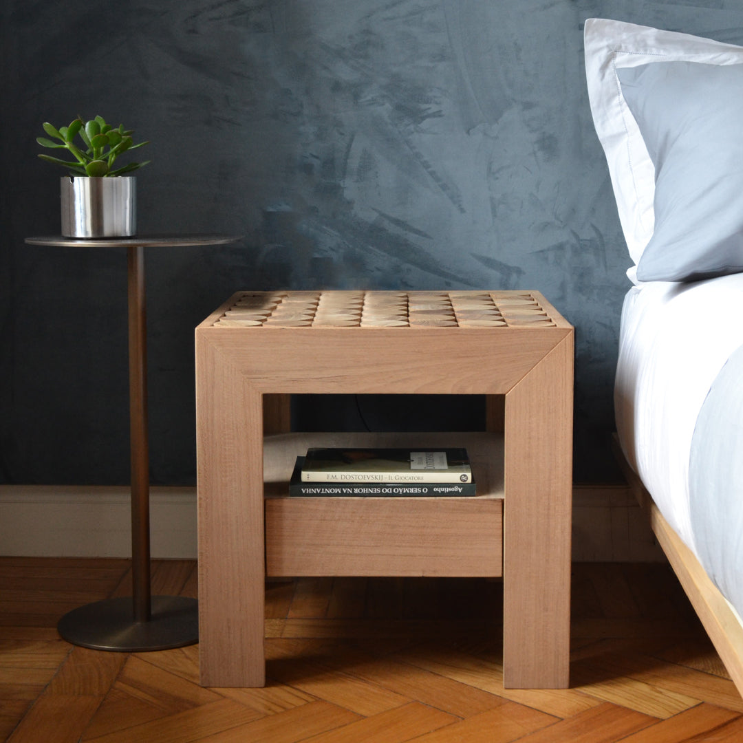 Comodino - Wood Bedside table / Nightstand | Sofia