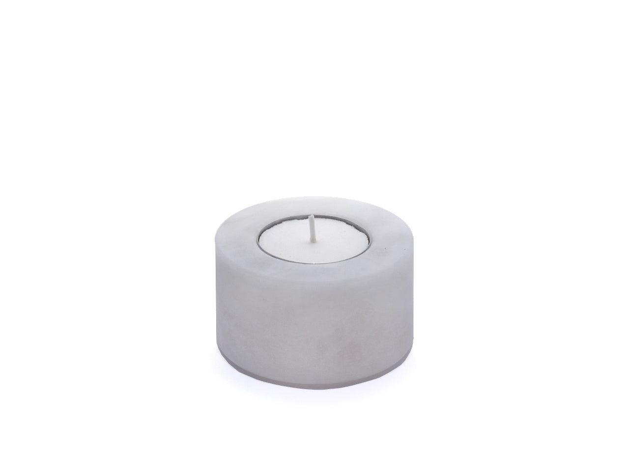 alabaster tealight candle holder / portacandele | ⌀ 7 x h 4 cm
