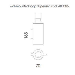 wall-mounted liquid soap dispenser | Deep