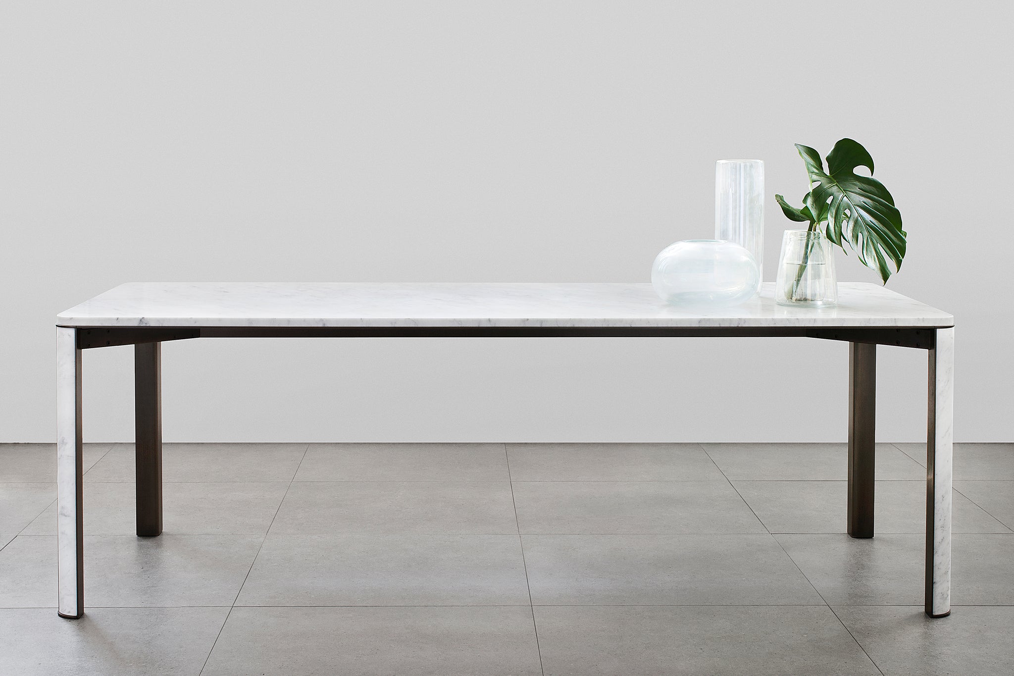 Carrara Marble Rectangular Table | Gregorio